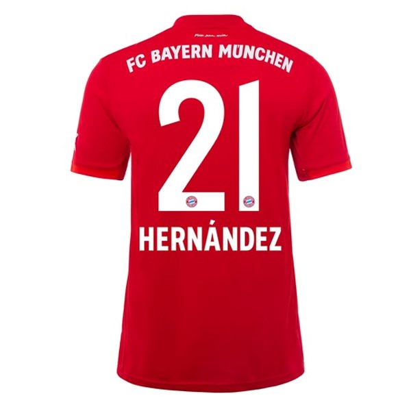Trikot Bayern München NO.21 Hernández Heim 2019-20 Rote Fussballtrikots Günstig